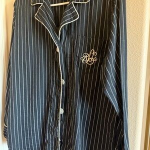 Ralph Lauren  Striped   Embroidered Logo